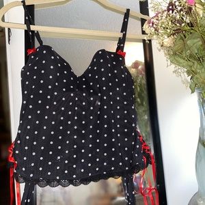 Victoria Secret Polkadot lace Corset ✨ Like New